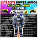 ALL ULTRACITE POWER ARMOR PLANS & MODS