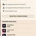 Outpost Expansion level 3> 4 All Items：Sheet metal*40 Laser Level*3 Insulation Roll*3