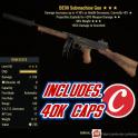 BE90 Submachine Gun / bloodied Explosive + 40K CAPS