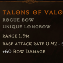 Talons of Valor (Circle of Fortune - gifting via golden resonance) - 20 min delivery