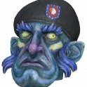 Fasnacht Glowing Captain Mask