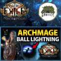 Archmage Ball Lightning Heirophant Mageblood / T17 and Simulacrum 30 / Instantly Delivery