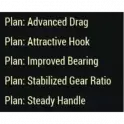 Fishing rod upgrade mod [5 Plans] Plan: Advanced drag/Attractive hook/Improved bearing and etc