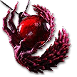 Xoph's Blood Amber Amulet - Fast Delivery