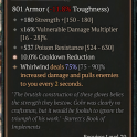 1GA Gohr's Devastating Grips (75/90) (NO LIFE) 180 str 16% vuln dmg multiplier GA Cooldown Reduction