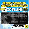 SPOOKY SCORCHRD AND HALLOWEEN 2023 BUNDLE ALL 27 PLANS