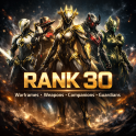 ⭐️ Rank 30 Warframes • Weapons • Companions • Guardians ✅