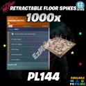 1,000x Retractable Floor Spikes PL144 Traps - [PC, PS4, PS5, Xbox One and Series X/S] Fast Delivery!