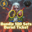 [Duriel Ticket] 100 Sets For Summon Duriel (2 x Mucus-Slick Egg 2 x Shard of Agony) Fast Delivery!!!