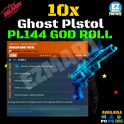 10x Ghost Pistol (Energy) PL144 God Rolled Max Perks - [PC|PS4/PS5|Xbox One/Series X|S] Fast Deliver