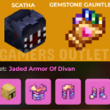 Jaded Divan w/ Perfect Gems + Gemstone Gauntlet w/ Perfect Gems + LVL 100 Scatha Leg no tier boost