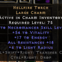 Hellfire Torch NECROMANCER 54/17/18 PD2 Season 11 Hardcore Ladder