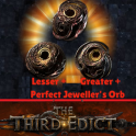 ⚜️Jeweller's Bundle: 5x Perfect + 8x Greater + 10x Lesser Jeweller's Orb ★  Rise of the Abyssal