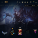 EUNE ||  Lvl 220 || 120 Champions || 83 Skins K/DA ALL OUT Seraphine , Dunkmaster Darius etc.)