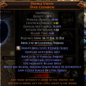 3 SOCKETED DOUBLE VISION CROSSBOW LVL 30 REQ 89 PHYSICAL+90 LIGHTNING DMG MERCENARY DEADEYE LEVELING