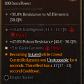 SEASON 8 1 GA SORCERESS AMULET GA +3 GLASS CANNON % INTELLIGENCE INFERNO SORCERESS AMULET