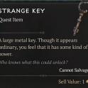 x1 Strange Key | The Forlorn Hovel