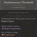 50x Pandemonium Threshold Corrupted Reaper Kill + We provide the keys