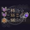 Season 8 RING @F STARLESS SKIES runes OHM∗6 TZIC∗6 CEM∗6