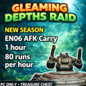 Gleaming depth raid/ AFK 1 hour stage 1 en06 robot kill in seconds [1 item=1hour]