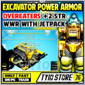 Overeaters 1STR + WWR Excavator Power Armor SET with JETPACK  [EXCAVATOR POWER ARMOR]