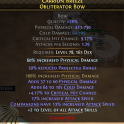 RUNES OF ALDUR 845 DPS BOW COLD DMG 4.17% CRIT CHANCE +2 ALL ATTACK SKILLS 17% ATTACK SPEED 13% MIRA