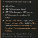 3GA Yen's Blessing (52/60) *98 All Stats* *34.5% Movement Speed* *52.5% Resistance to All Elements*