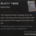 x1 Musty Tome | Strange Key | The Forlorn Hovel