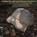 Unyielding Sneak Forest Scout Armor [Action Point refresh speed] Unyielding Forest Scout Armor Set