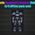 Ultracite Vanguard's Sentinel [Full SeT] [5/5 AP](Jet pack arm)[Power Armor]