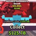 Nuclearo dinossauro diamond 22.5m