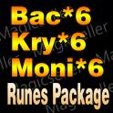 (S12)6x Bac, 6x Kry, 6x Moni (Shroud of False Death Runes Package)