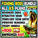 Fishing rods plans (Advanced drag-Attractive hook-Improved bearings-Stabilized ratio-Steady handle )