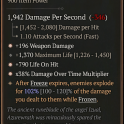 3GA Azurewrath (102/120) GA Damage Over Time Multiplier/GA Weapon Damage/1370 max life GA Life on Hi