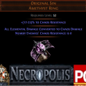 Original Sin Amethyst Ring (random roll) (non currupted) ★ Necropolis Softcore ★ Instant Delivery