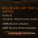 LP1 Bulwark of the Last Abyss - Self-play or Pilot - All Factions