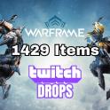 Warframe Twitch Drops - 1429 Items -
