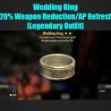 Wedding Ring [20% Weapon Reduction/AP Refresh][Legendary Outfit]
