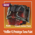 FO76 PS - CHEST HELLFIRE V2 PROTOTYPE POWER ARMOUR PAINT PLAN - RARE - CHEAPEST ON ODEALO