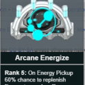 PC Arcane energize rank 5