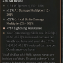 1GA Seed of Horazon (62/75) 28% crit strike dmg multiplier/12% all dmg multiplier/154 willpower GA L