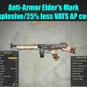 Anti-Armor Elder's Mark (Explosive/25% less VATS AP cost)