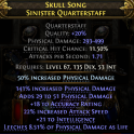 650 DPS QUARTERSTAFF FOR MONK 500 PHYSICAL DMG 22% ATTACK SPEED 21 INT LIFE LEECH MONK WEAPON