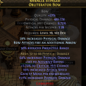 RUNES OF ALDUR 803 DPS OBLITERATOR BOW PURE PHYSICAL DMG 3.78% CRITICAL CHANCE 16% A.SPEED 17MANAPER