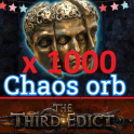⚜️PACK: 1000x Chaos Orb || Rise of the Abyssal Softcore || Fastest and Safest ⚜️