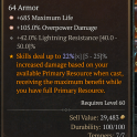 2GA Edgemaster Gloves - +105% OP / +22% Resource DMG / +685 HP