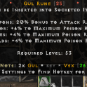 Gul Rune #25 - PD2 Season 11 Softcore Ladder