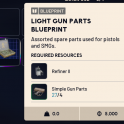 Light Gun Parts Blueprint