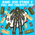 ✔️ RAID・x50 Stage 5・Gleaming Depths・Ultracite Terror・Full AFK・Cheapest EXP・Vulcan