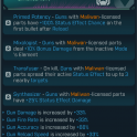 All Perks Maliwan enhancement [transfuser, synthesizer, primed potency, mixologist]